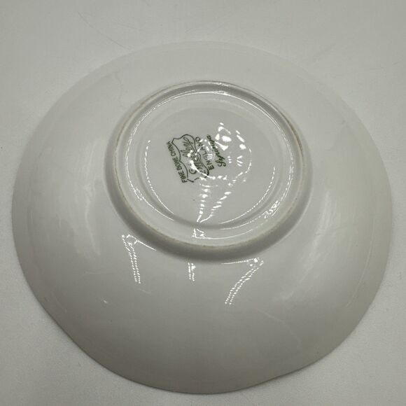 Shelley England Syringa Dainty Fluted Tea Cup & Saucer Vintage Bone China - Picture 5 of 10